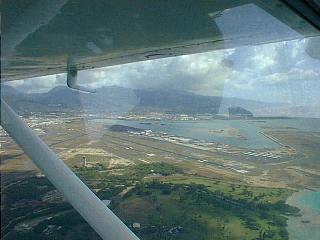 Coming around to land